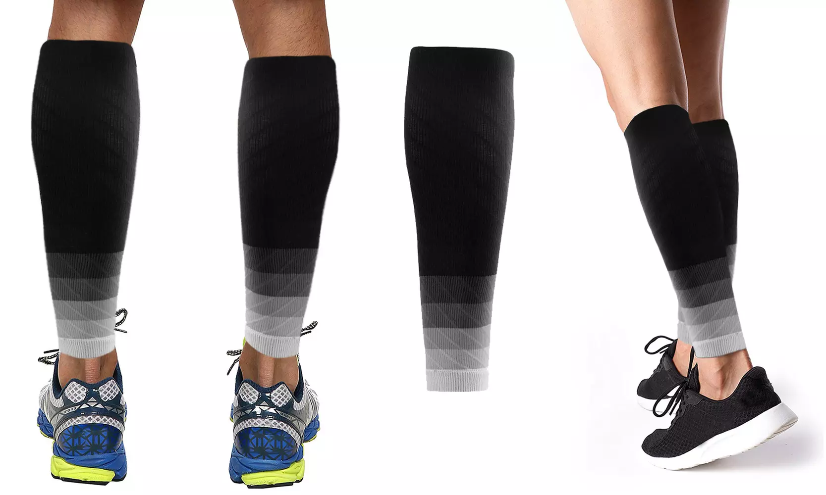XTF Copper-Infused Sports Compression Calf Sleeves - Second Medium