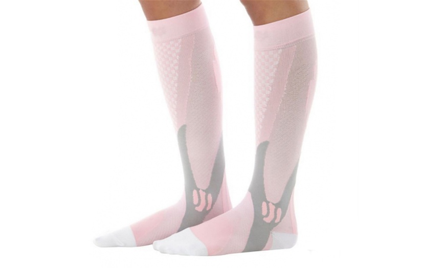 Image 3: Elastic Compression Stockings