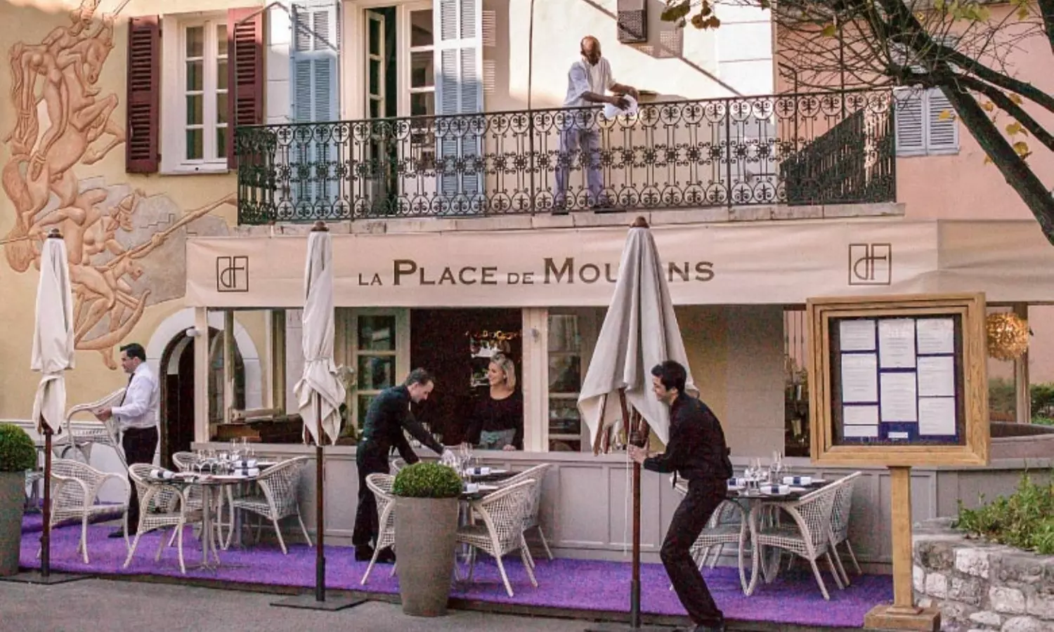 Menu Origine en 6 services à La Place de Mougins