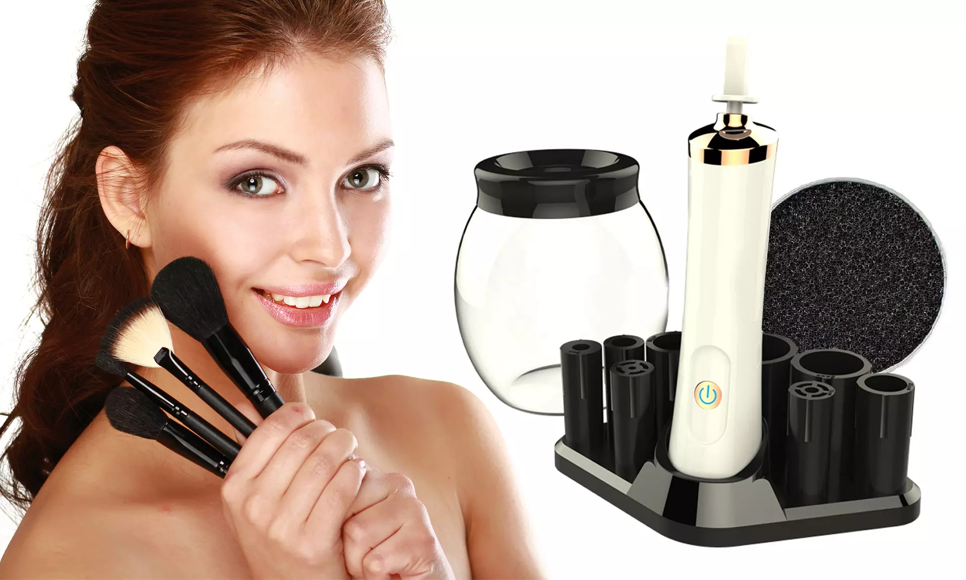 Makeup Brush Cleaner and Dryer Spin System - Second Medium