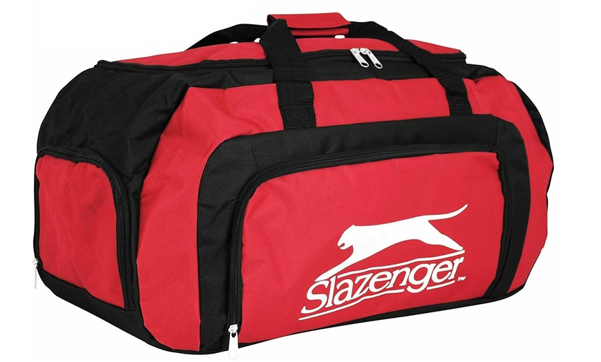 Image 3: Slazenger 55L Large Sports Gym Duffel Bag