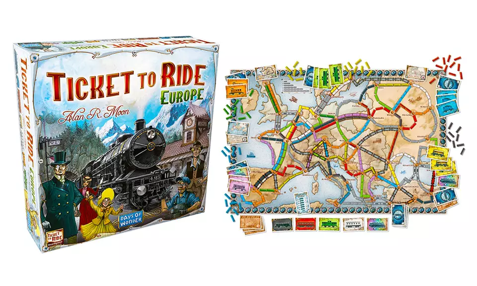 Ticket to Ride Europe Board Game - Primary Image