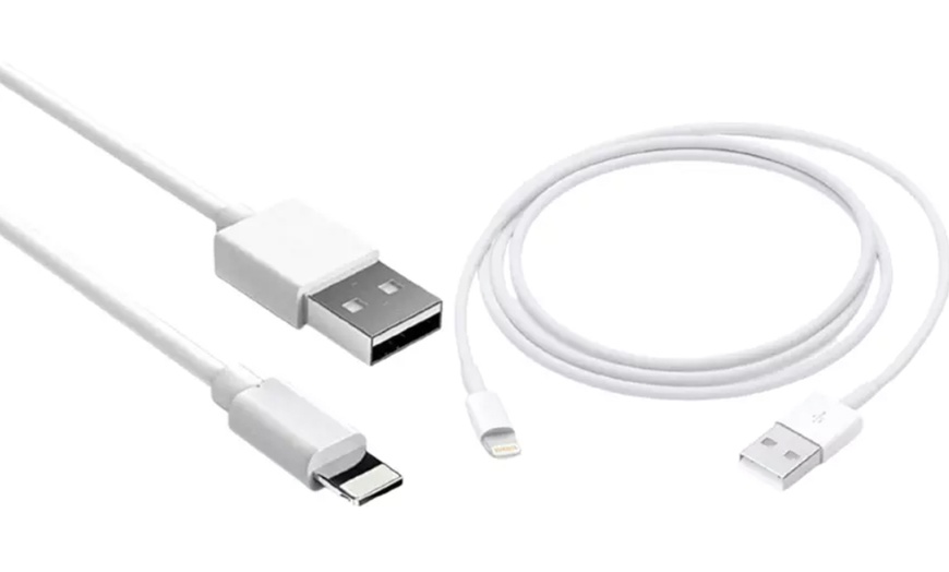 Image 2: USB Charging Cables Compatible with iPhones