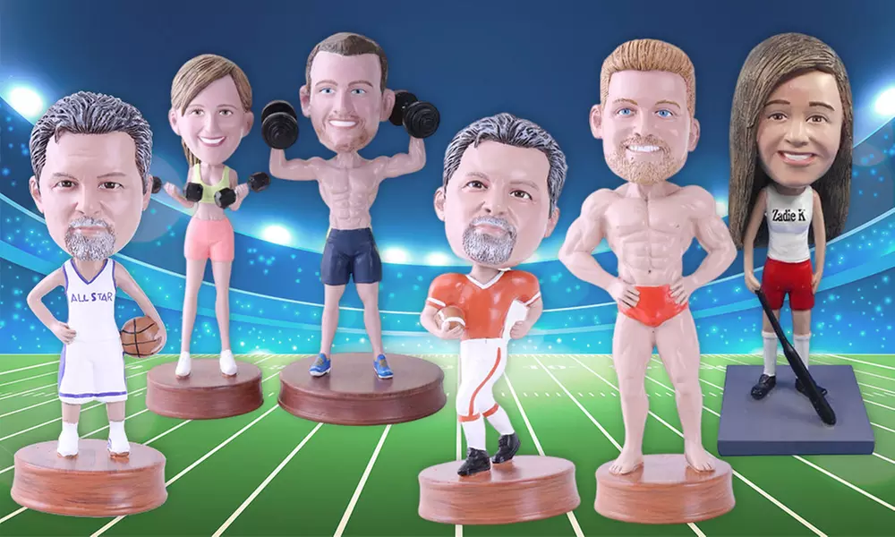 Creëer je eigen avatar(s): Bobblehead alleen of samen