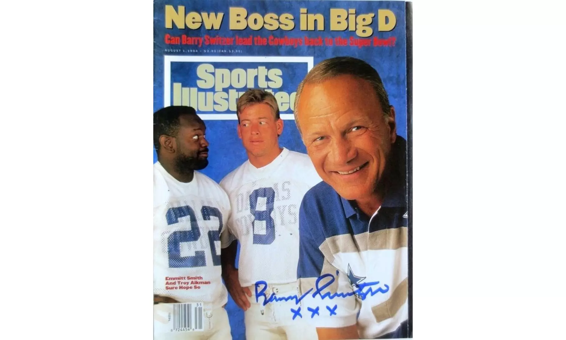 Dallas Cowboys Legends Past and Present Autographed Memorabilia. Multiple Stars Available. - Primary Image