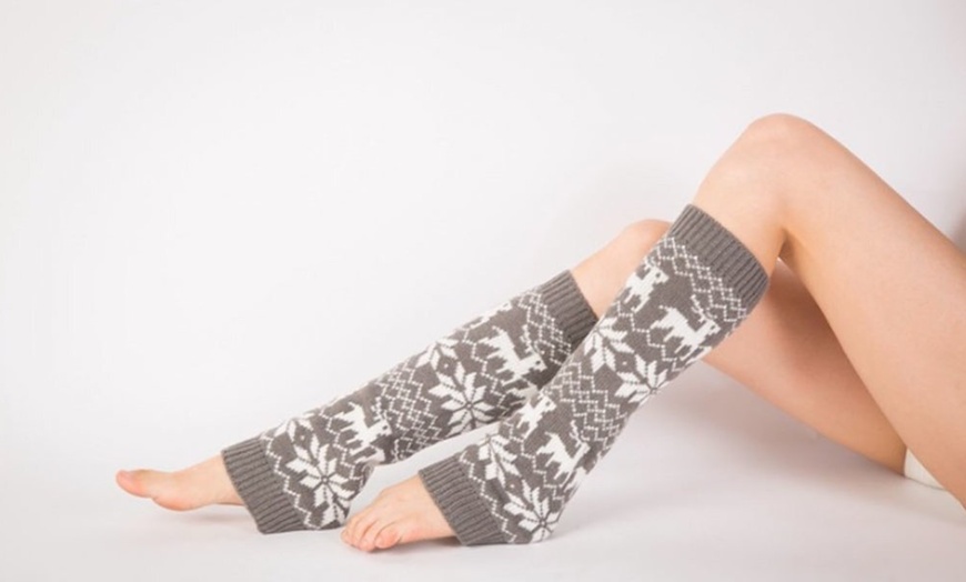 Image 6: Winter Leg Warmers