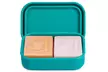 Leak Proof Silicone Soap Container with Draining Layer Portable Travel Soap Case - Second Medium