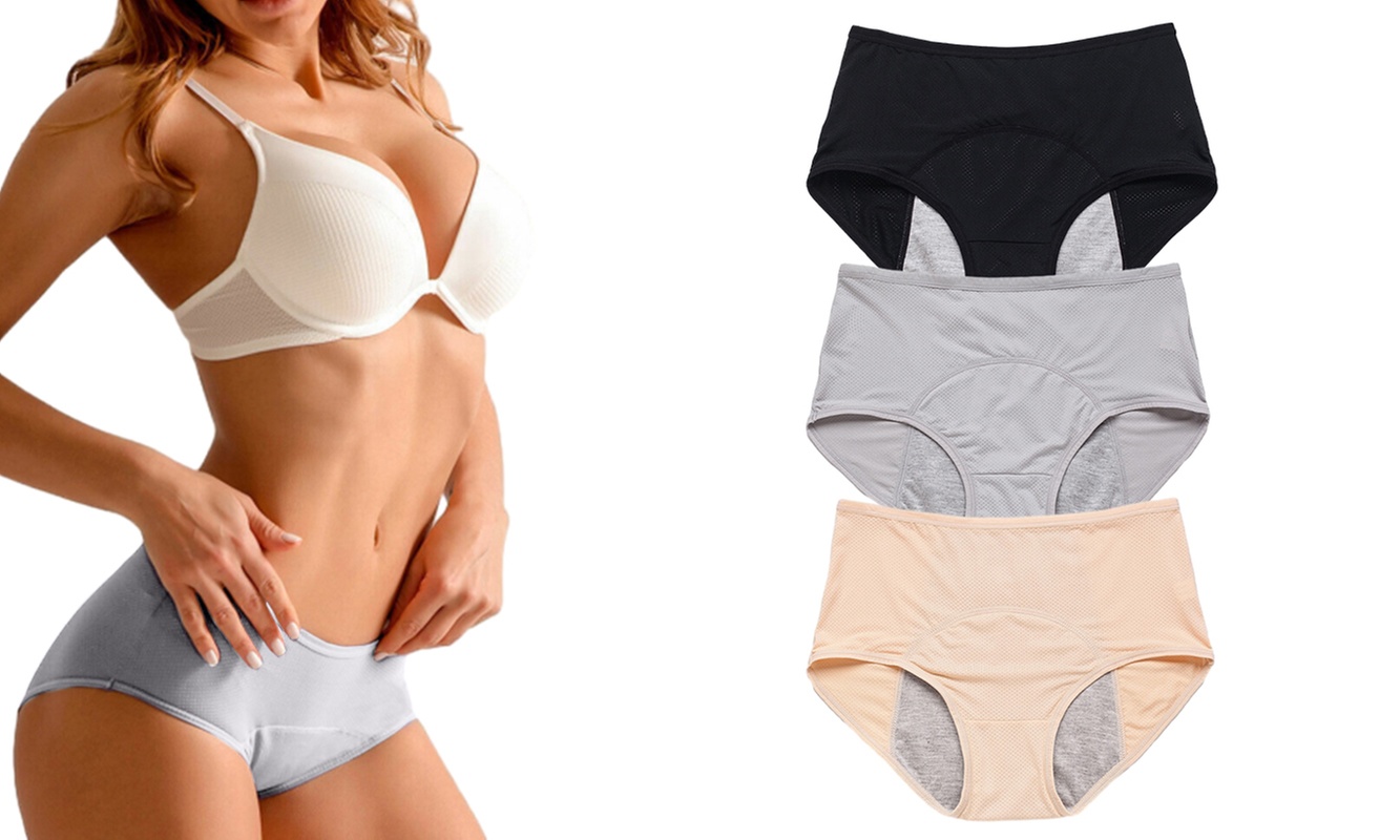 3er-Pack Perioden-Unterwäsche