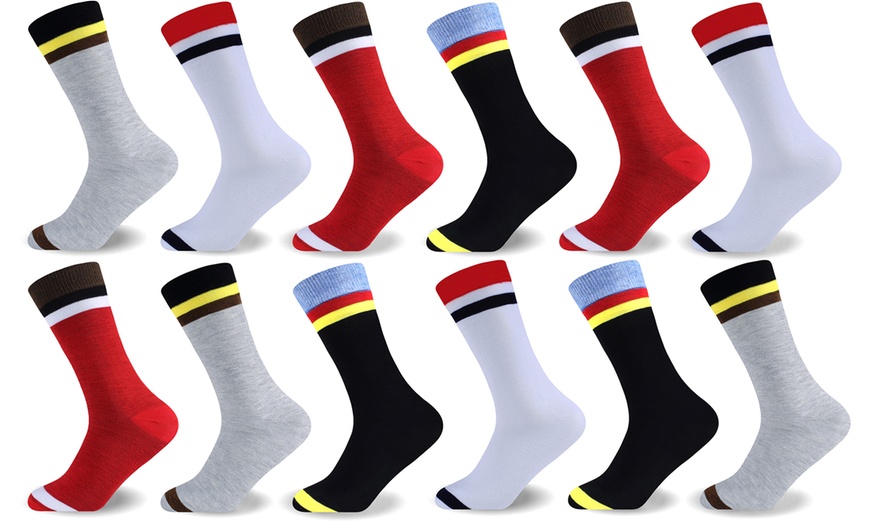 Image 2: Men's Funky Socks 12-Pack