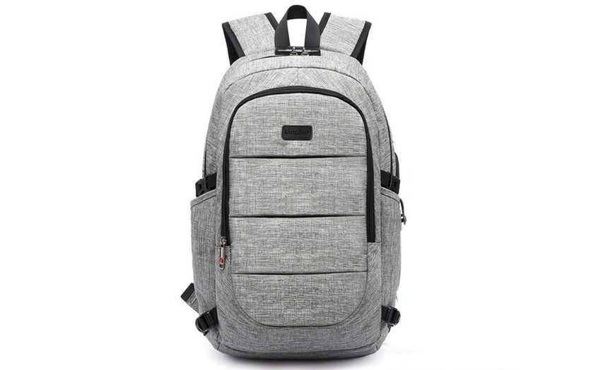 Image 3: Large-Capacity Anti-Theft Laptop Backpacks