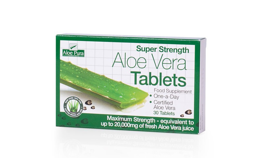 Image 2: 30 or 60 Aloe Vera Tablets