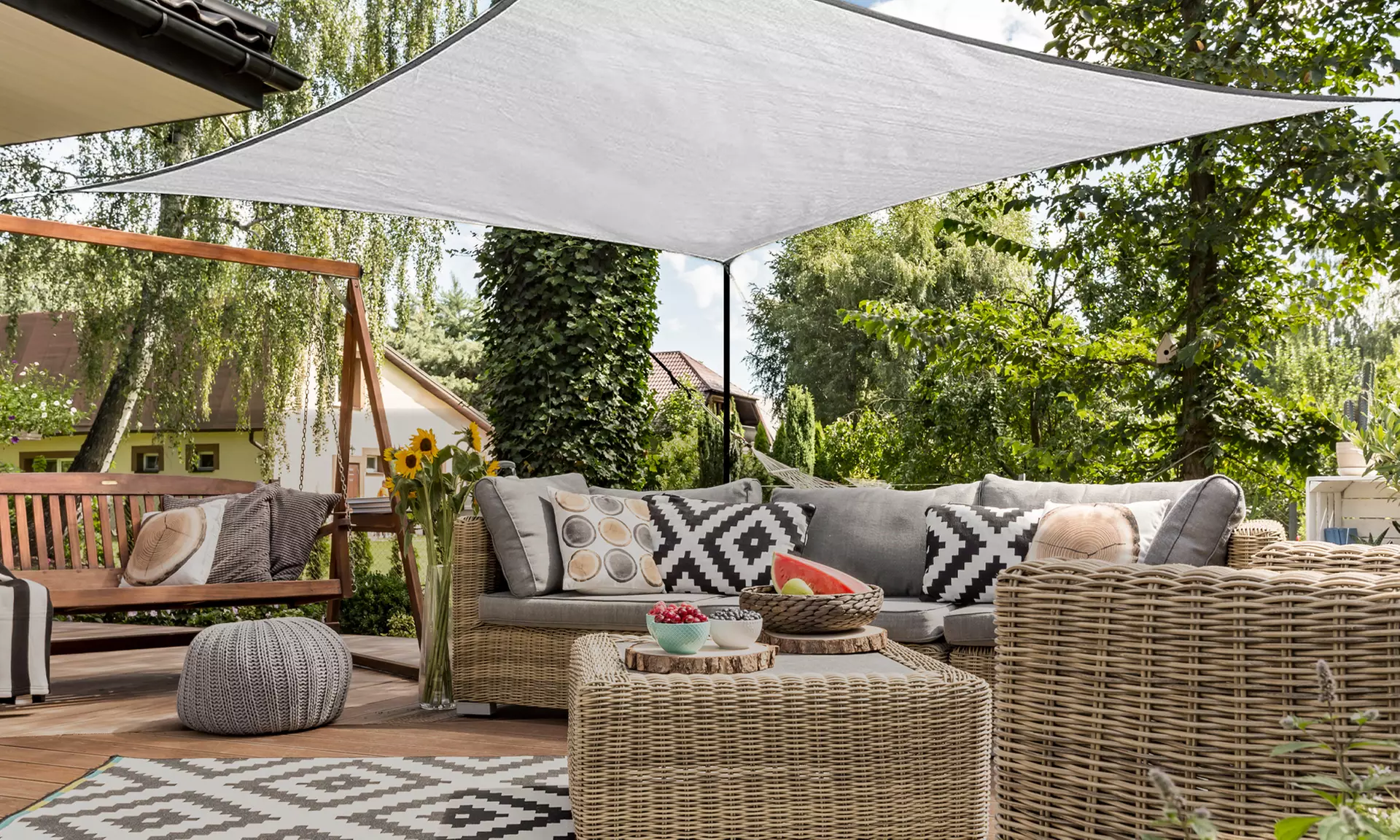 Voile d'ombrage 2 x 3 ou 3 x 4 m, coloris au choix - Image 3