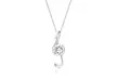 Lesa Michele Pendant Collection in Sterling Silver with Swarovski Crystal - Second Medium