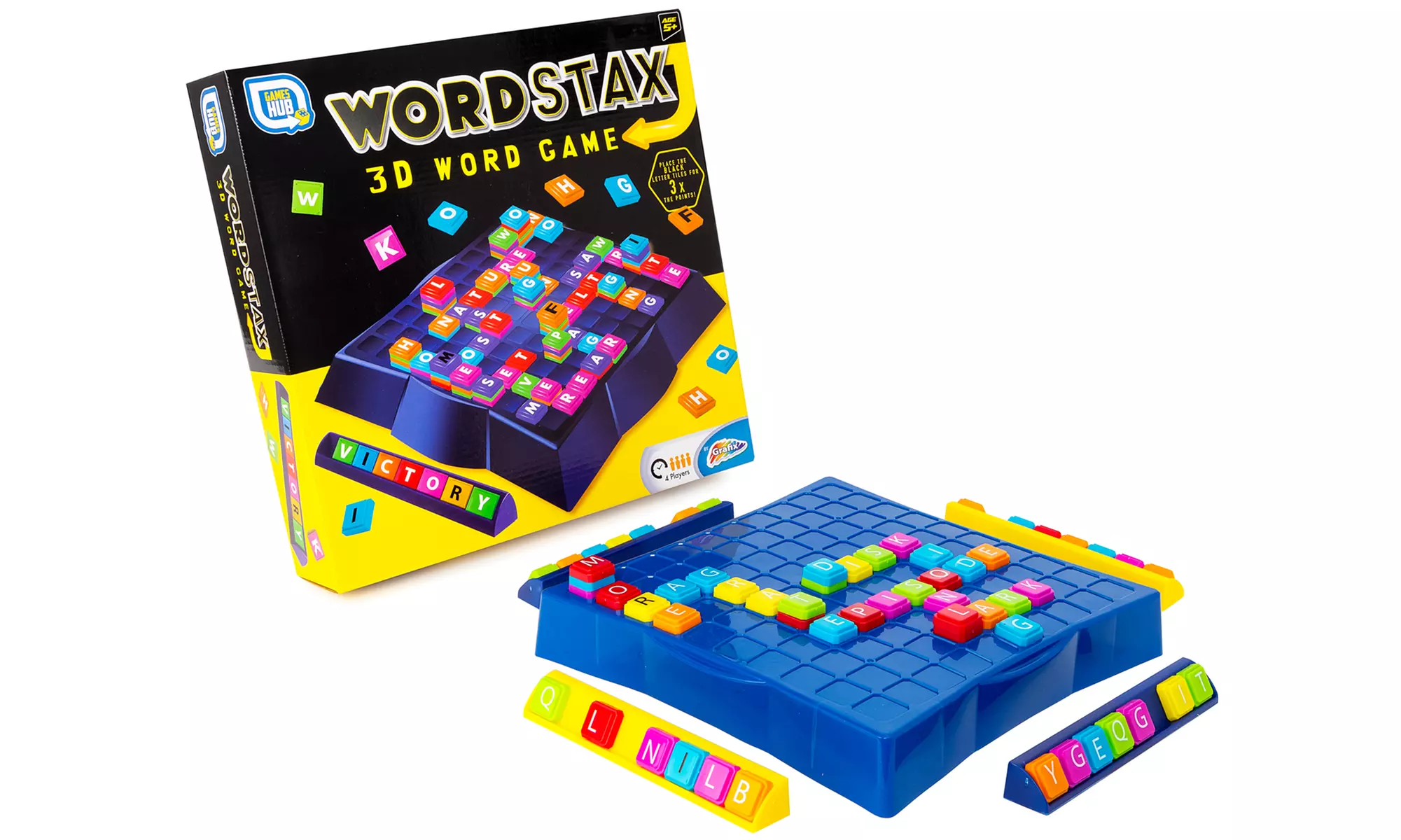 One or Two Games Hub Wordstax 3D Word Games - Primary Image