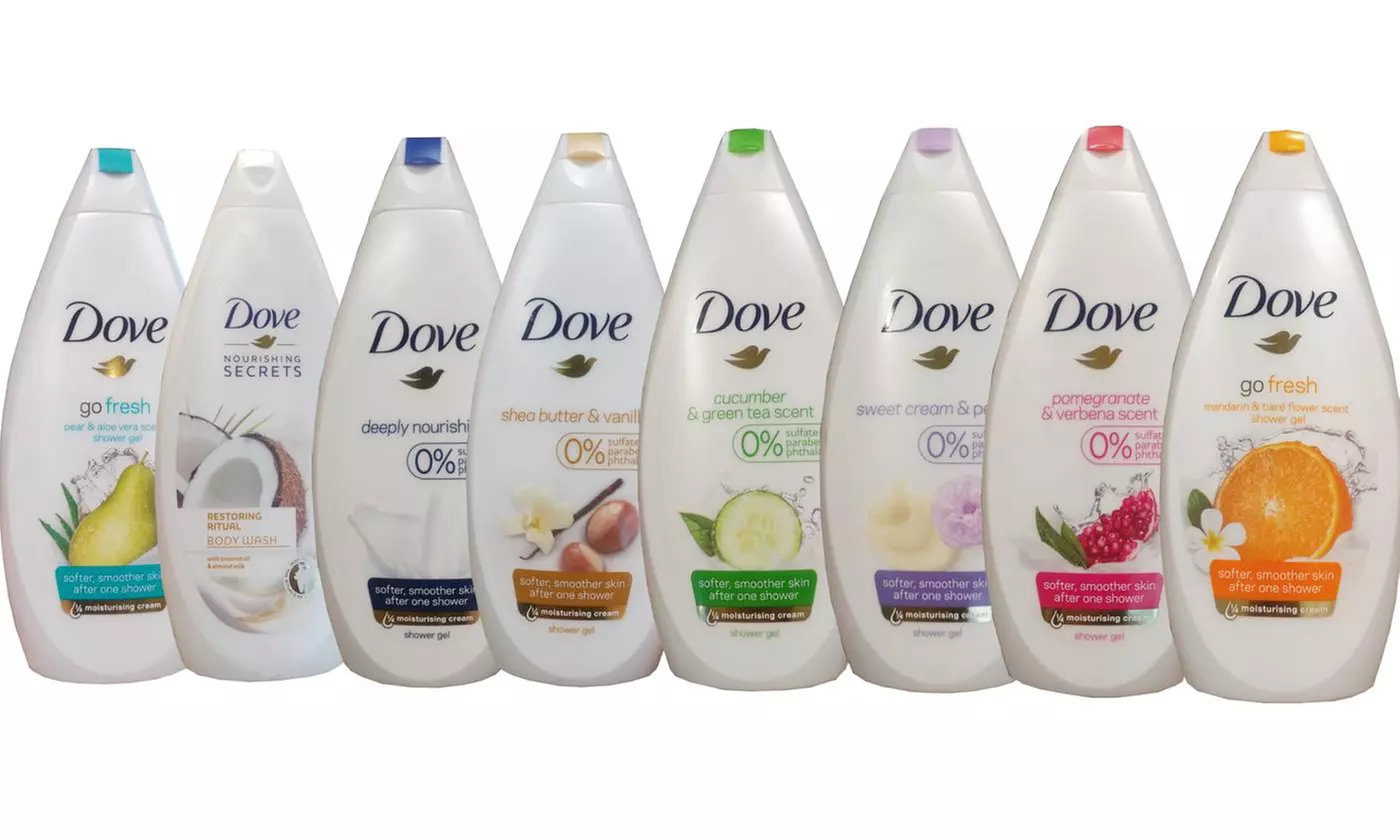 Dove Body Wash Shower Gel (6-Pack) - Primary Image