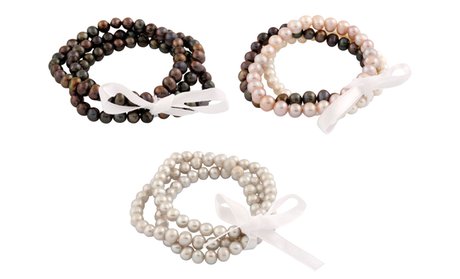 Freshwater Pearl Bracelets Trio