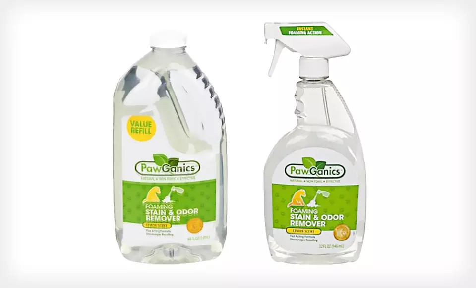 $22 for PawGanics Foaming Stain & Odor Remover and a Refill ($27.98 List Price). Free Shipping and Free Returns. - Second Medium