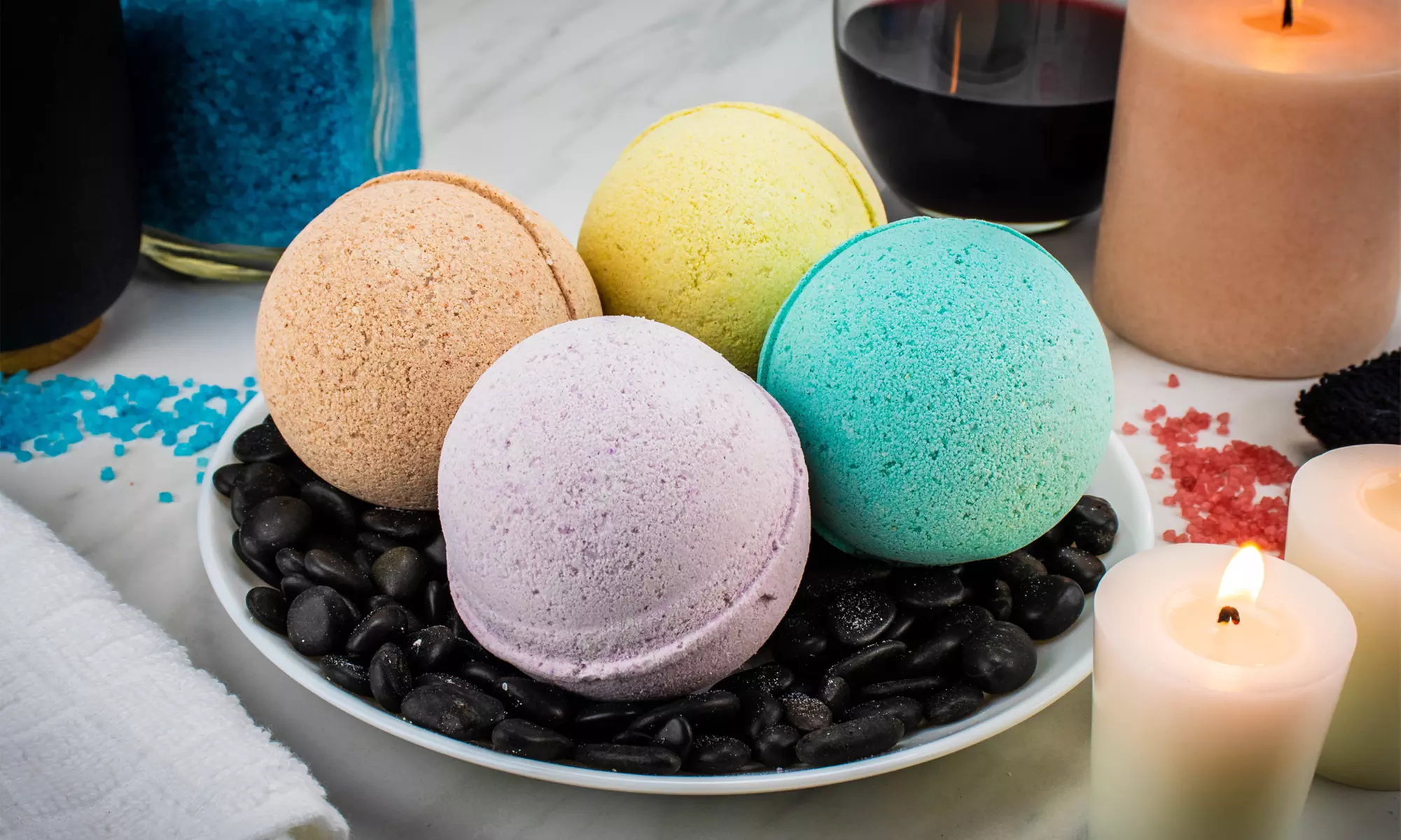 CBD Bath Bomb from Live Green Hemp (35mg, 60mg, or 100mg; 3- or 6-Pk.) - Primary Image