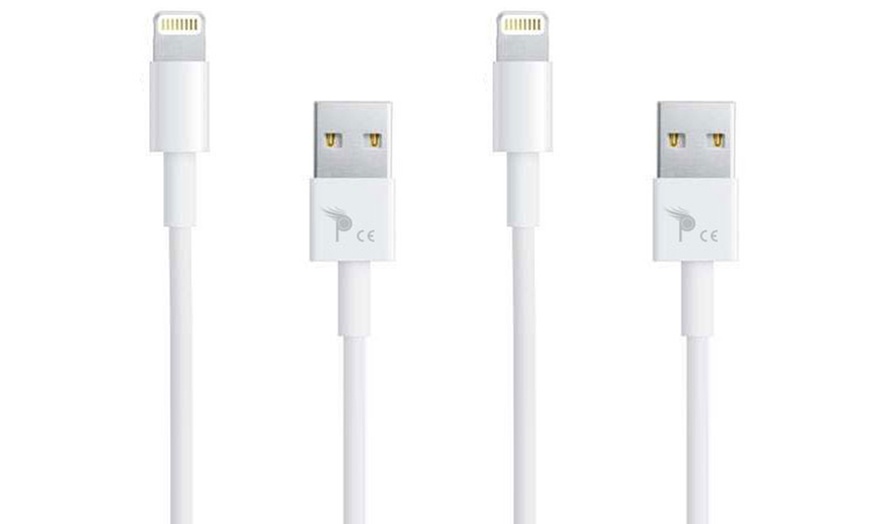 Image 5: 1, 2 or 3m White USB Charging Cable