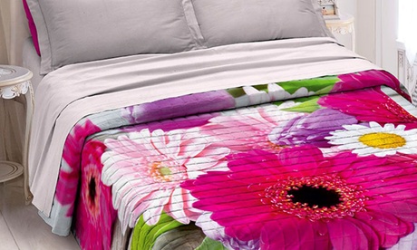 Quilt trapuntino matrimoniale estivo-primaverile disponibile in varie fantasie