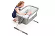 Kinderkraft 2-in-1 Babybett UNO in Grau - Second Medium