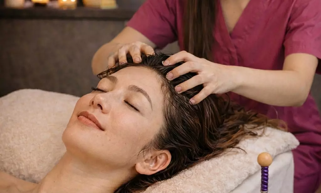 Head Spa Kopf-Massage-Zeremonie für 1 oder parallel für 2 Personen