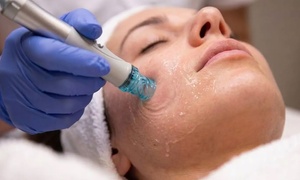 HydraFacial with Blue Copper/Salmon DNA or Panthenol Peptides with Oxygen & LED Therapy
