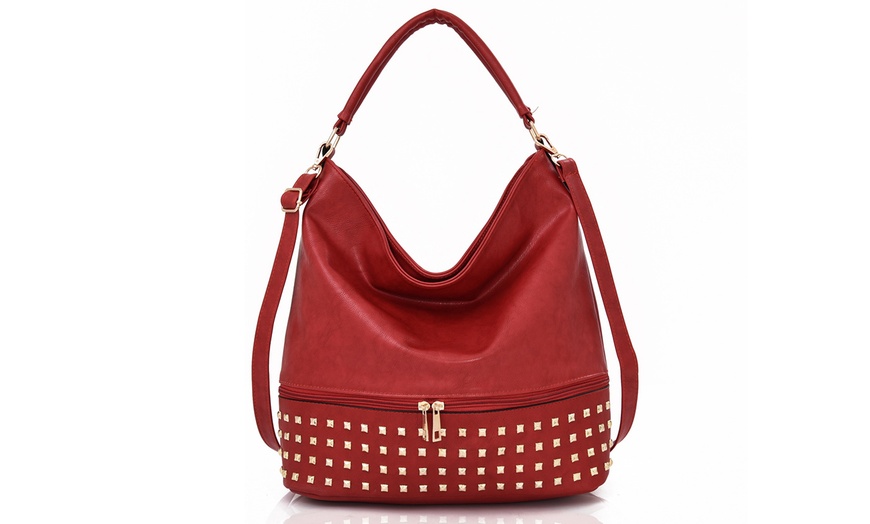 Image 6: Women's Stud Shoulder Bag