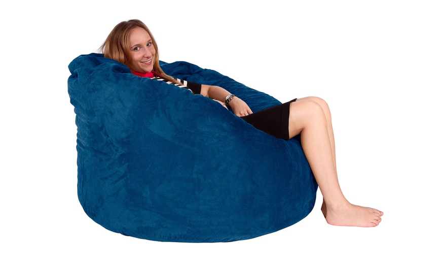 Image 9: Big Bertha Suede Bean Bags