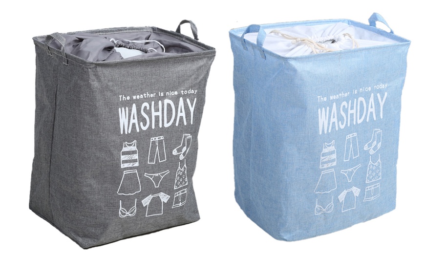 Image 13: One or Two Large Volume Laundry Baskets