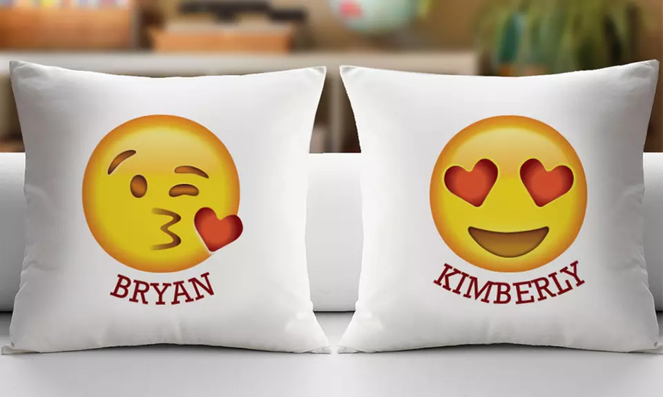 Customized Emoji Decorative Cushion Covers from Monogram Online (Up to 75% Off)  - Primary Image