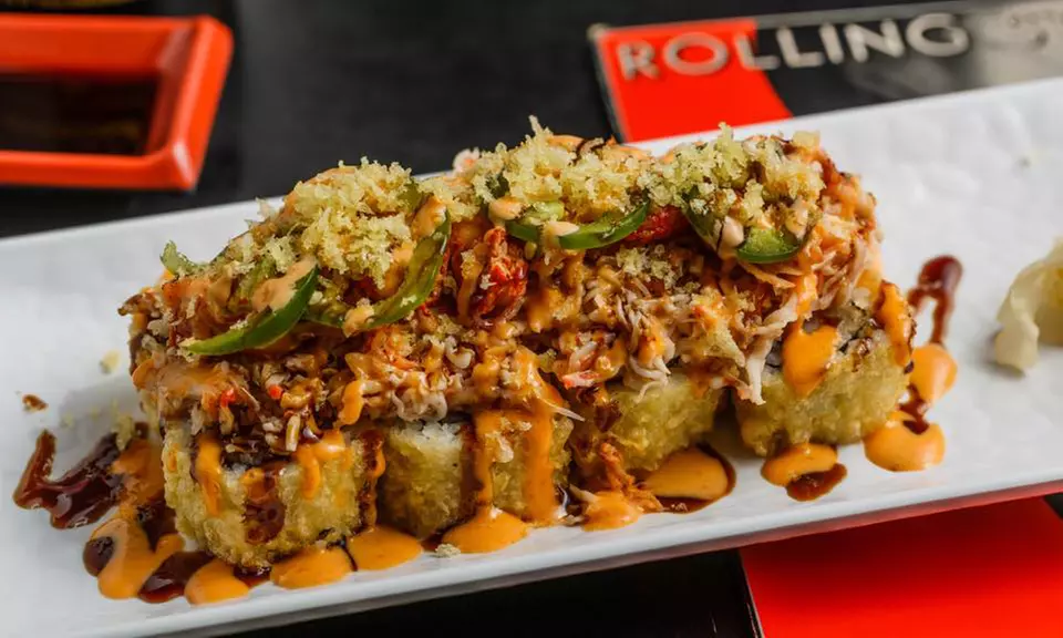 Sushi, Hibachi, and More Japanese Food Specialties at Rock N Roll Sushi (Up to 45% Off). Four Options Available. - Primary Image