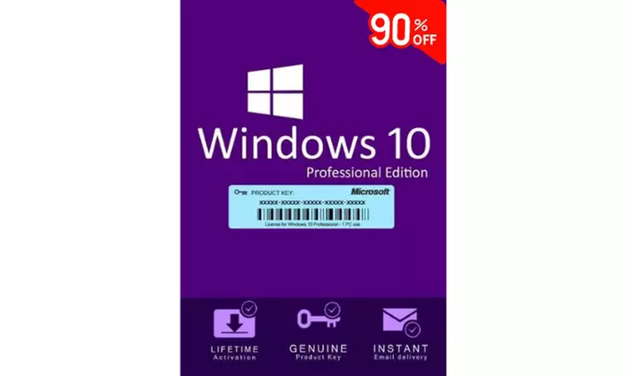 Windows 10 Pro Key Lifetime Activation Instant Delivery - Primary Image