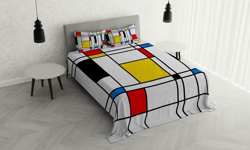 Image 26: Parure letto matrimoniale Sogni d'Autore in 100% cotone Made in Italy