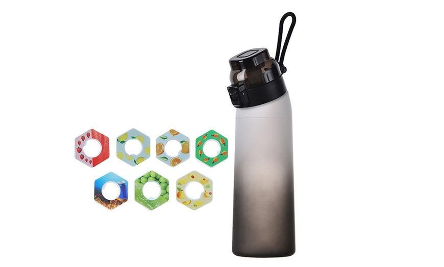 Image 3: 700ml or 1L Water Bottles with Seven Fruit Fragrance Rings