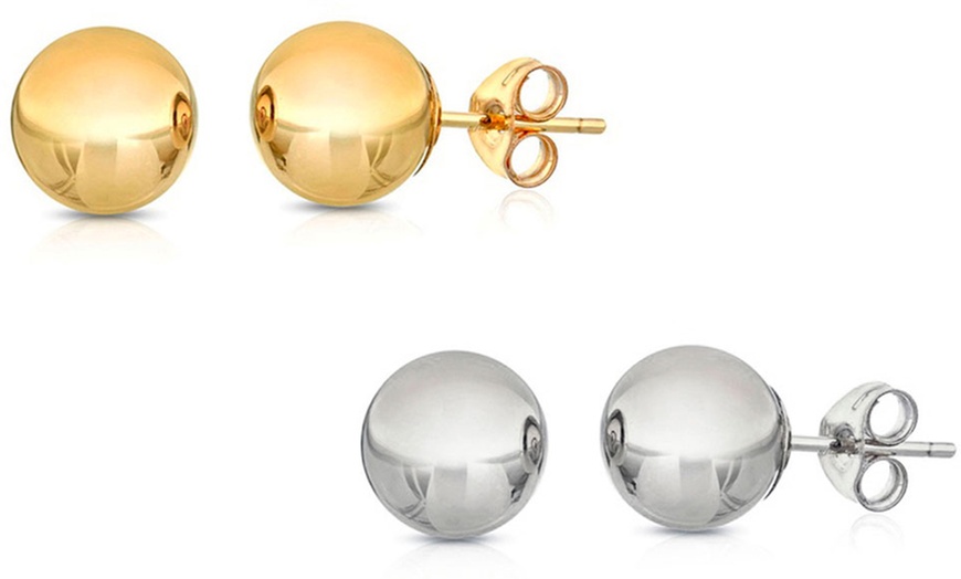 Image 13: Clous d'oreilles ronds Ah! Jewellery®