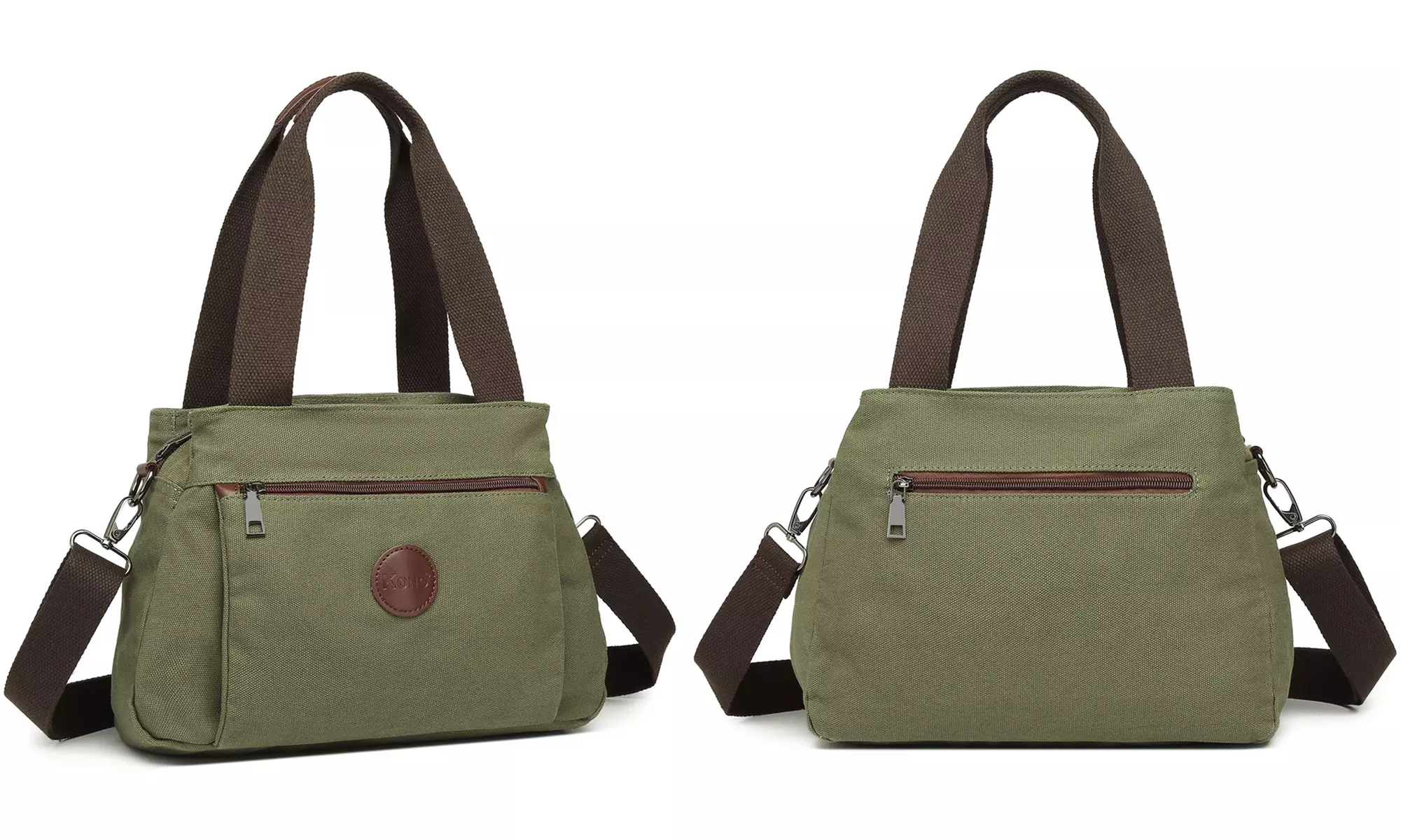 Kono Canvas Multi-Functional Crossbody Bag Shoulder Bag Hand Bag