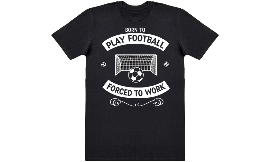 Image 6: Men's Black Born To Play T-Shirt