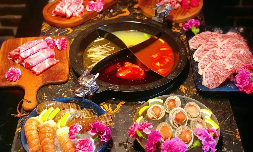 Image 1: Savor the Sizzle: Elevate Your Lunch with Up to 21 Course Hotpot!