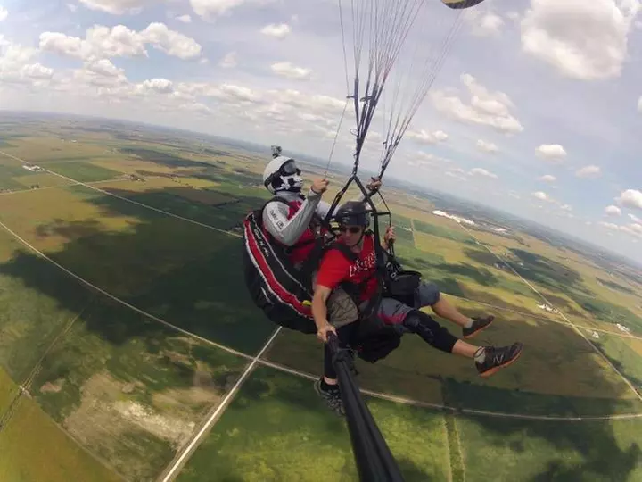 One Tandem Paragliding Experience for One or Two with Photo at Chicago Paragliding (Up to 36% Off) - Primary Image