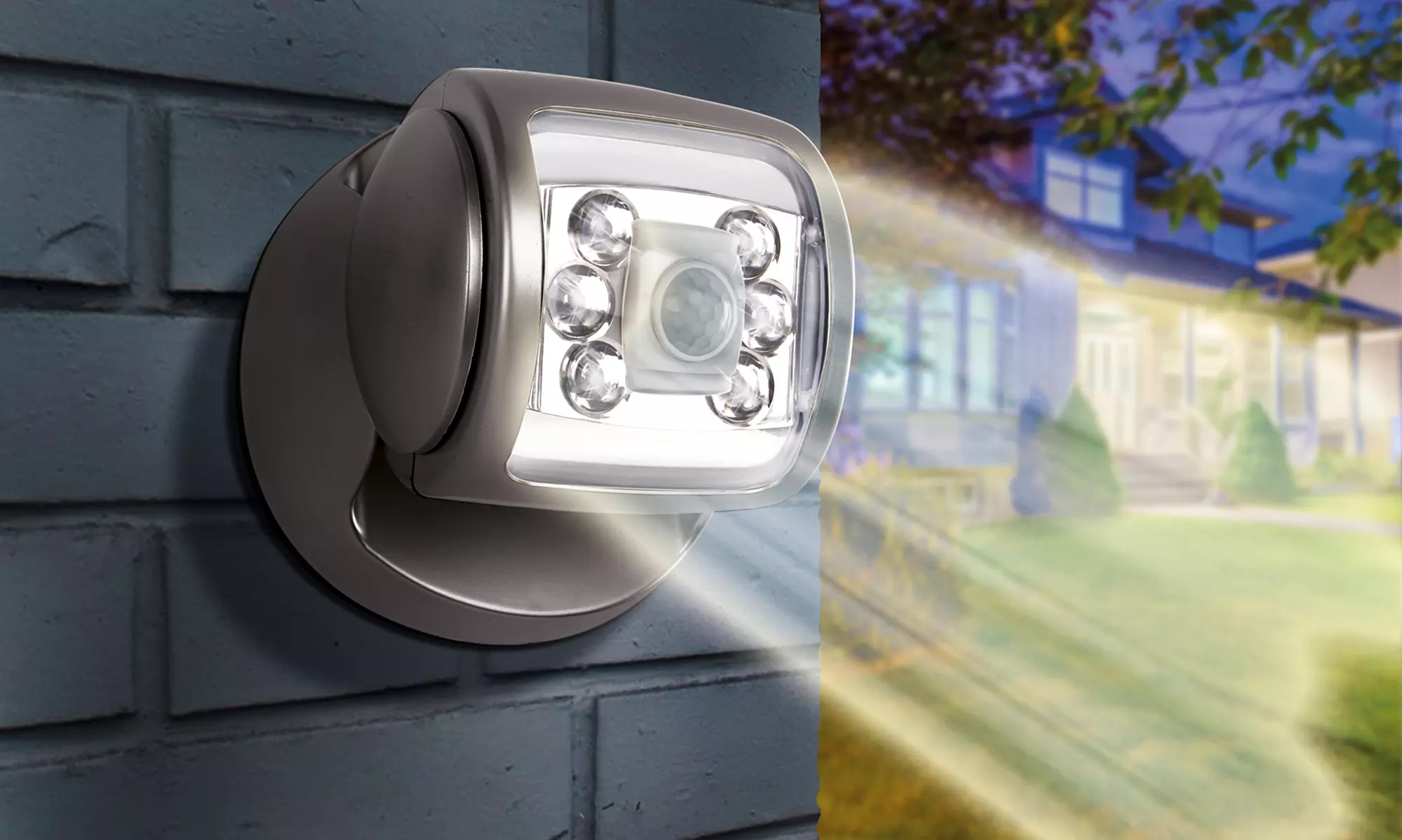 1 of twee draadloze bewegingssensor met ledverlichting - Primary Image