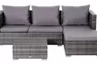 Outsunny Three-Piece Rattan Garden Storage Sofa Set - Image 5