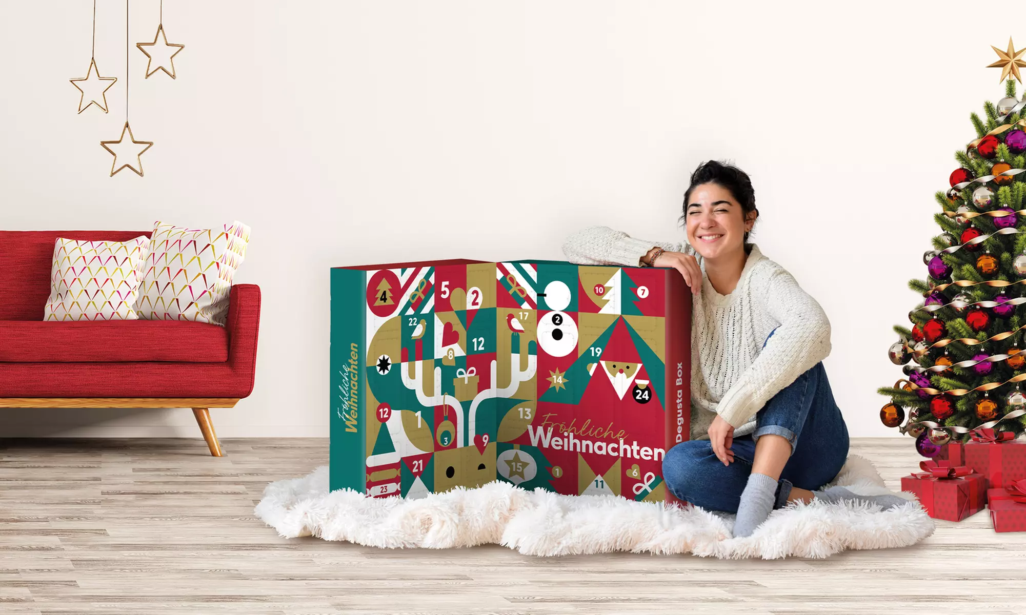 Degusta Box XXL Adventskalender mit 24 köstlichen Überraschungen (13% sparen*) - Primary Image