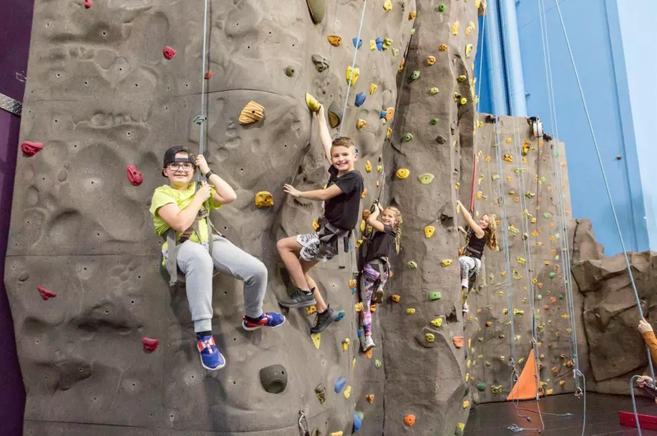 One Hour Private Indoor Rock Climbing Party for Groups
