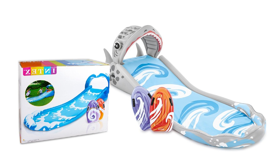 Image 7: Intex Surf'n Slide Water Slide