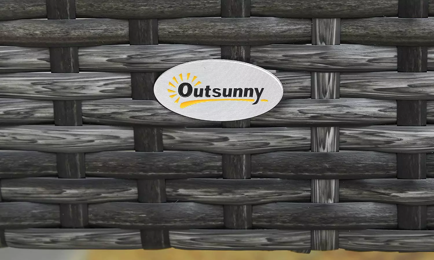 Outsunny Four Seater Rattan-Effect Corner Sofa Set