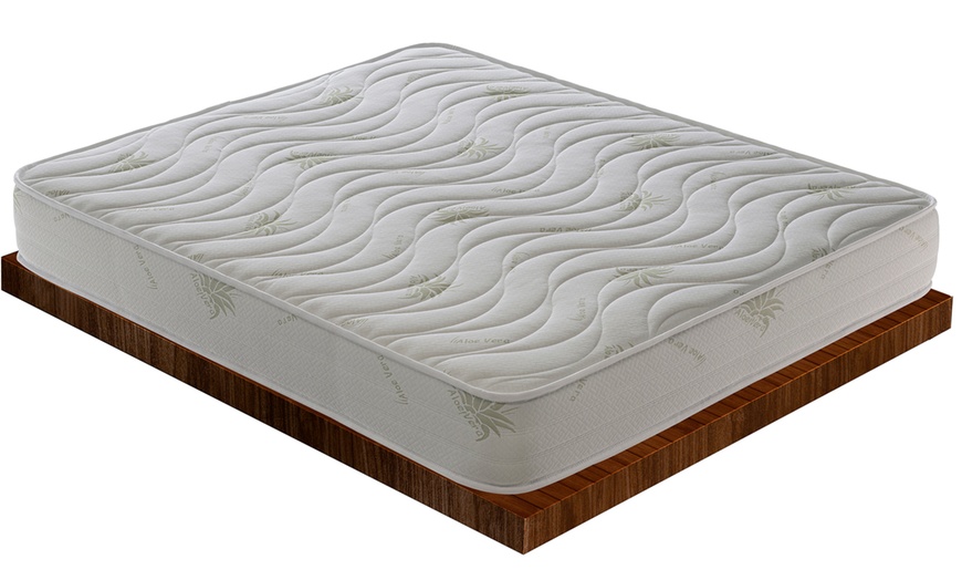 Image 4: Matelas AloeVera double confort avec zones différenciées