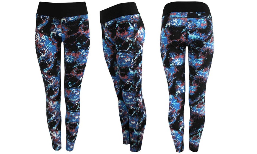 Image 2: High-Waisted Printed Leggings