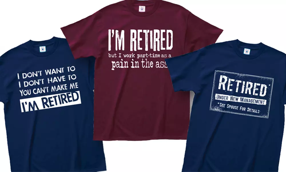Men's Funny Retirement Tees (S-3XL) - Primary Image