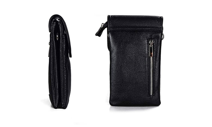 Image 2: Women's PU Leather Phone Bag